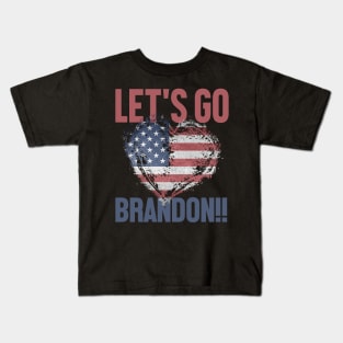 lets go brandon love Kids T-Shirt